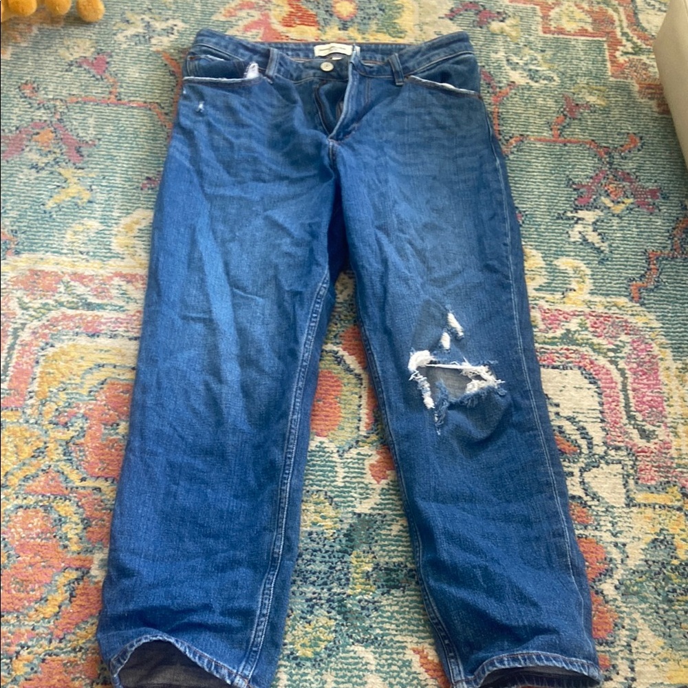 Abercrombie & Fitch Blue Straight Leg Jeans